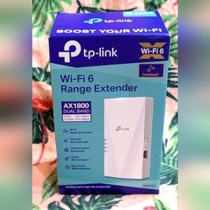 NEW Wi-Fi 6 Range Extender TP Link RE600x mesh streaming signal booster 1200mbps